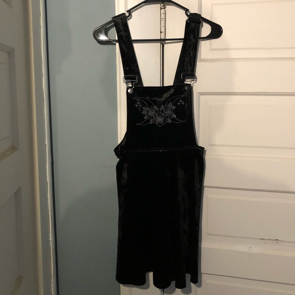 Black velvet skirtalls